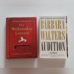 Two Books Barbara Walters Audition and The Wednesday Letters by Jason F.…
